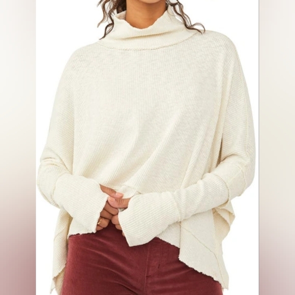 NWT We The Free People Moon Daisy Pullover Top in Starshine Small - Picture 2 of 13